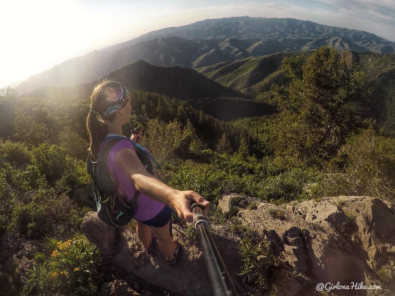 Hiking to Church Fork Peak, Milcreek Canyon