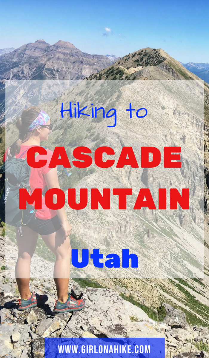 Hiking to Cascade Peak, Utah, Hiking the Wasatch 7 Peaks, Utah Peak Baggers, Wasatch Peak Baggers