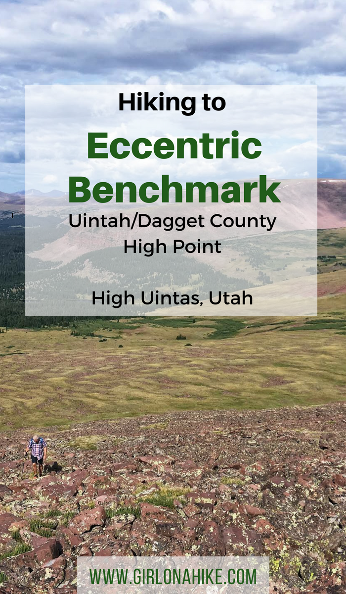 Hiking to Eccentric Benchmark, Uintah/Dagget County High Point