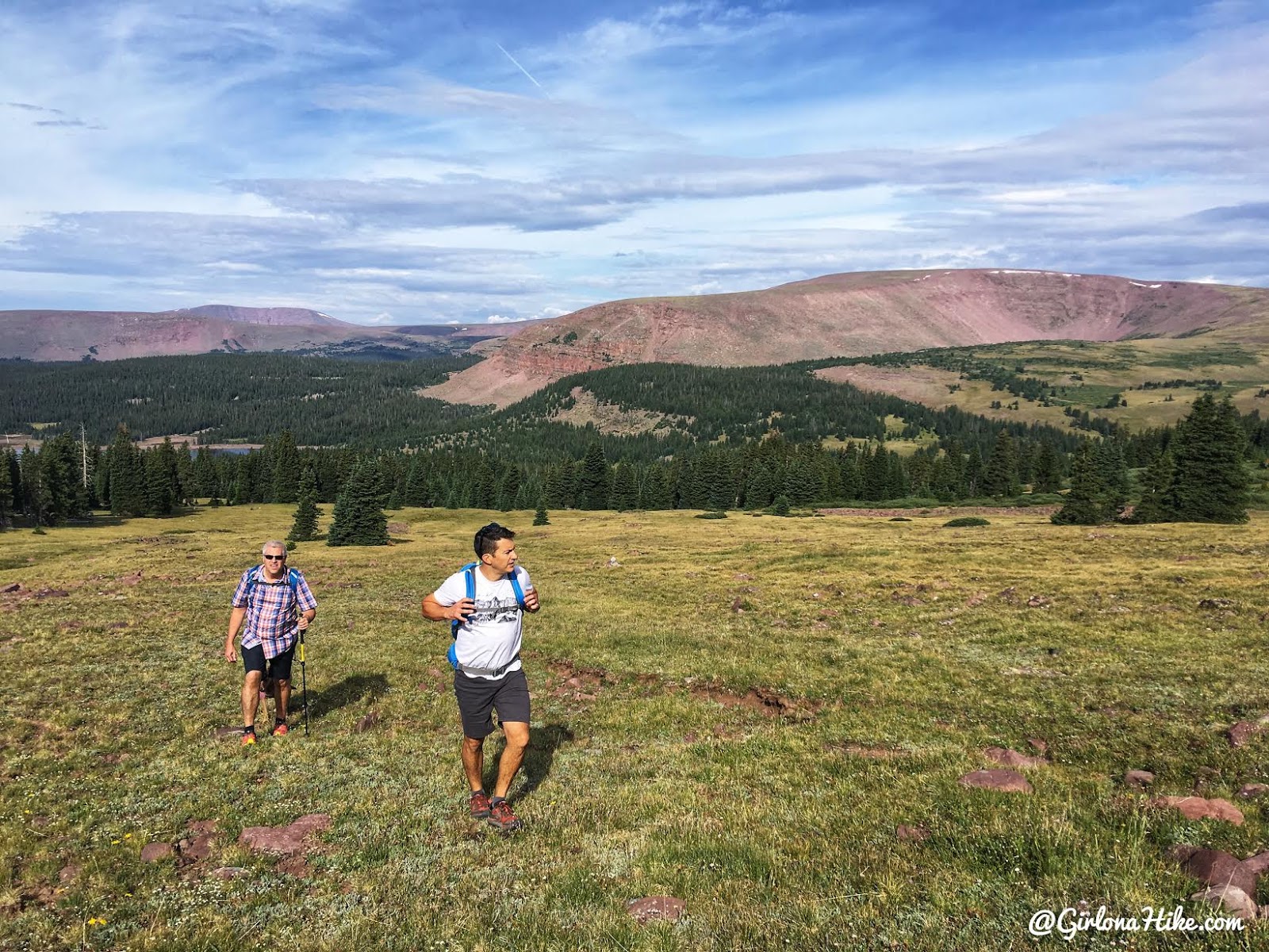 Hiking to Eccentric Benchmark, Uintah/Dagget County High Point