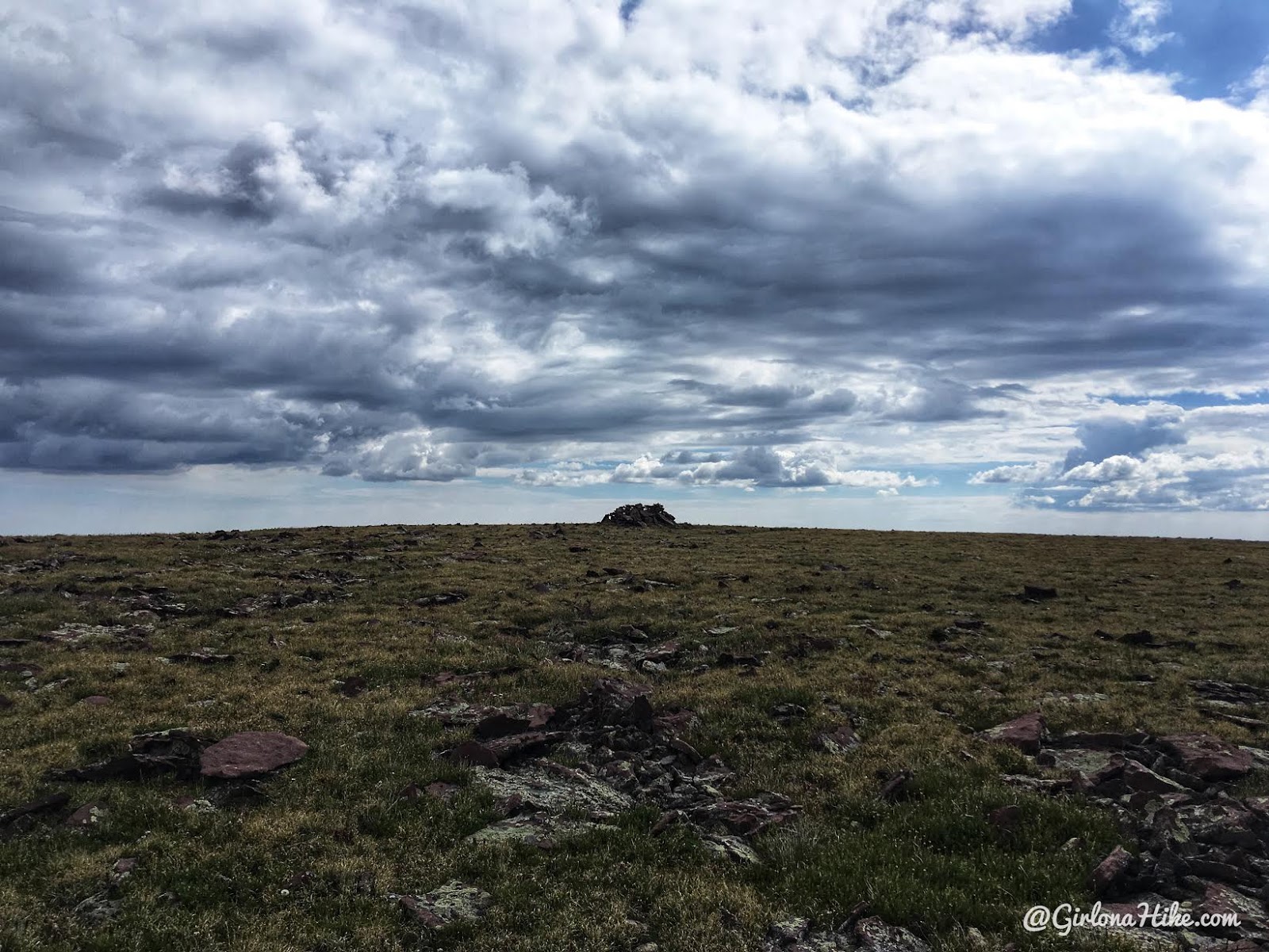 Hiking to Eccentric Benchmark, Uintah/Dagget County High Point
