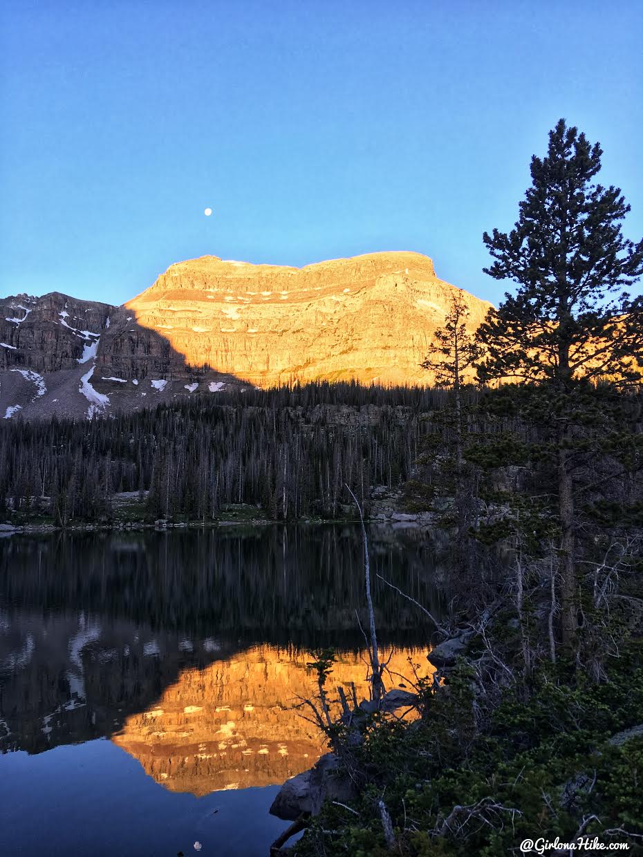 Backpacking to Kermsuh Lake, Uintas Girl on a Hike