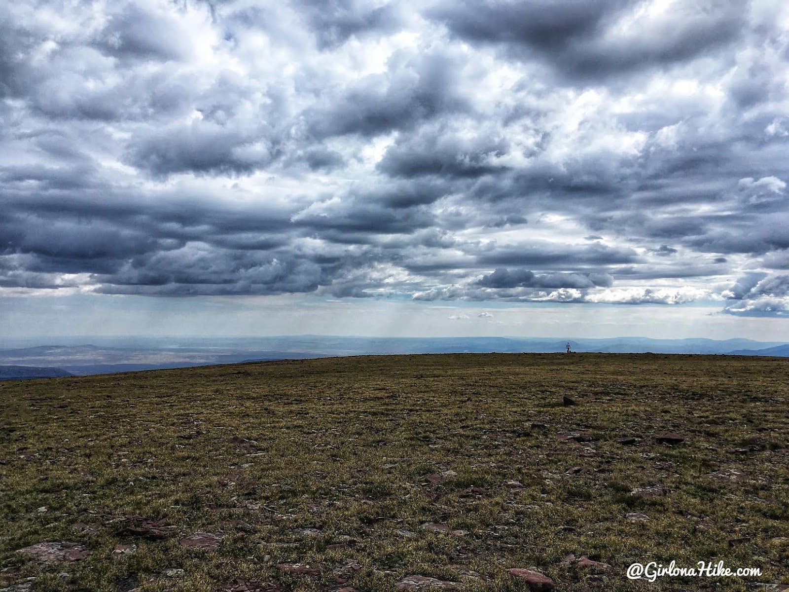 Hiking to Eccentric Benchmark, Uintah/Dagget County High Point