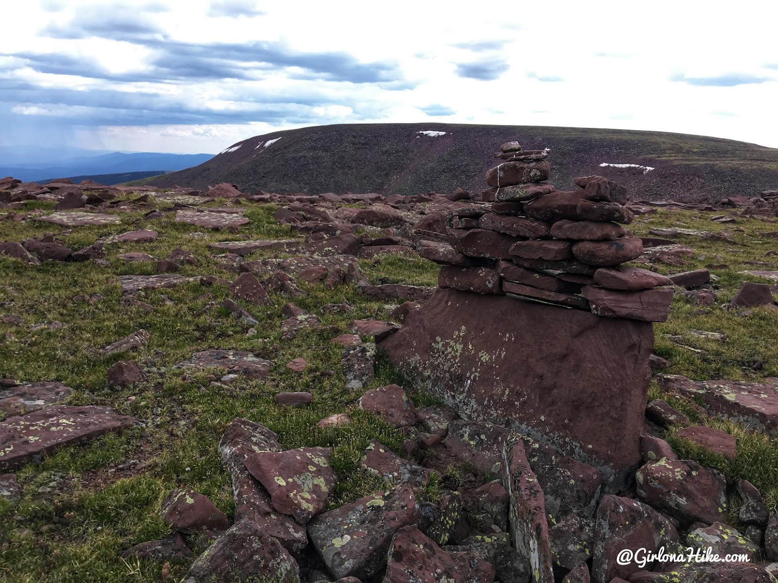 Hiking to Eccentric Benchmark, Uintah/Dagget County High Point