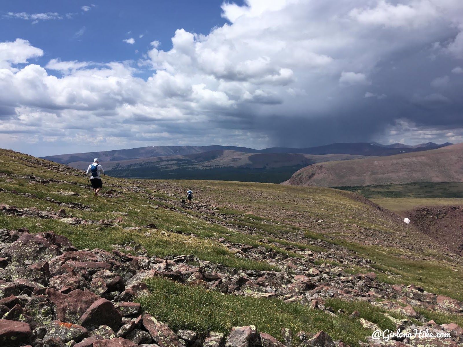 Hiking to Eccentric Benchmark, Uintah/Dagget County High Point