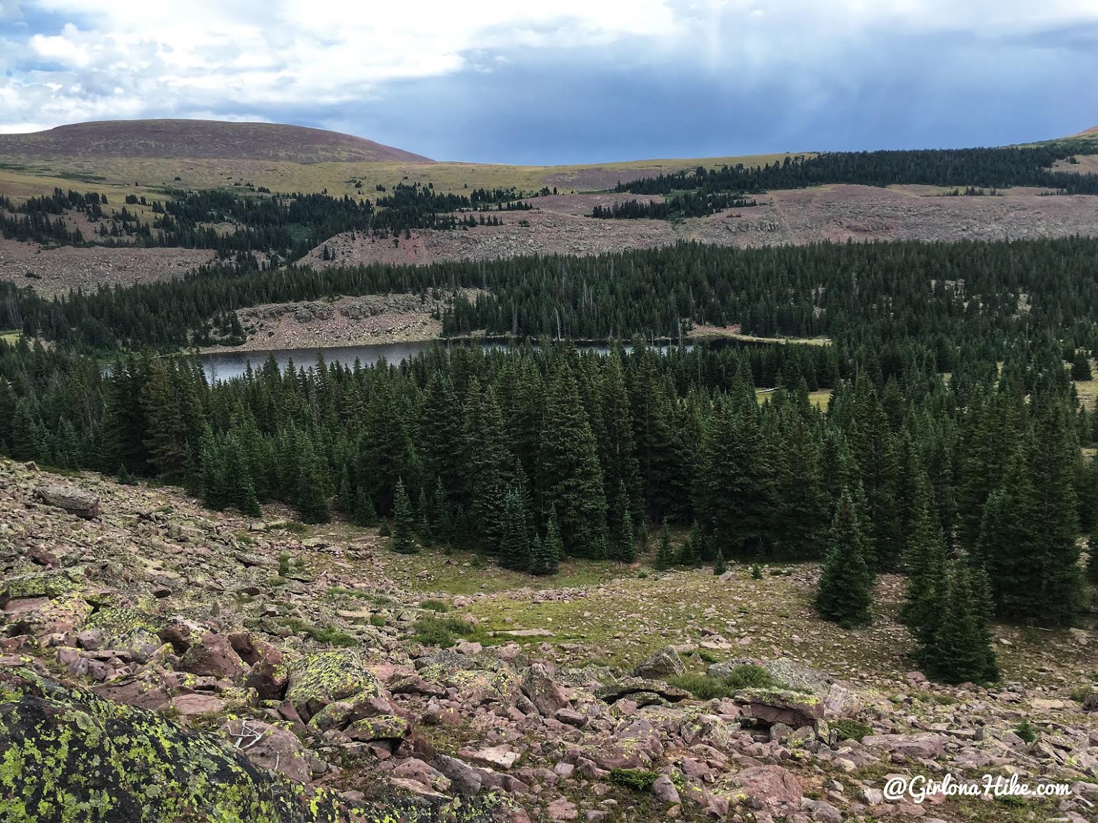 Hiking to Eccentric Benchmark, Uintah/Dagget County High Point