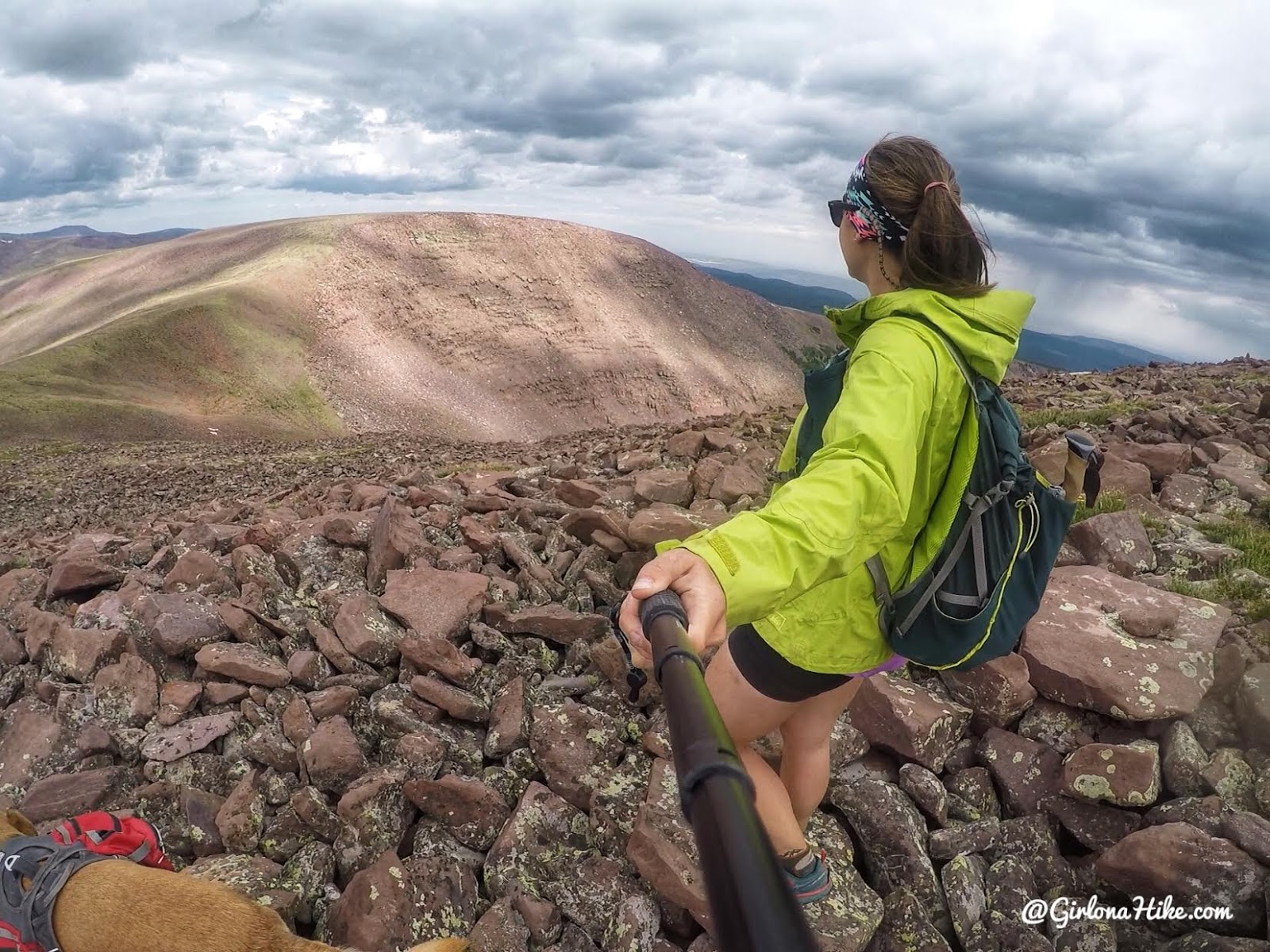 Hiking to Eccentric Benchmark, Uintah/Dagget County High Point