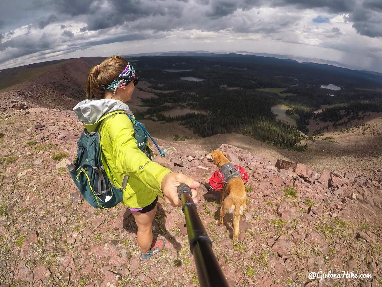 Hiking to Eccentric Benchmark, Uintah/Dagget County High Point