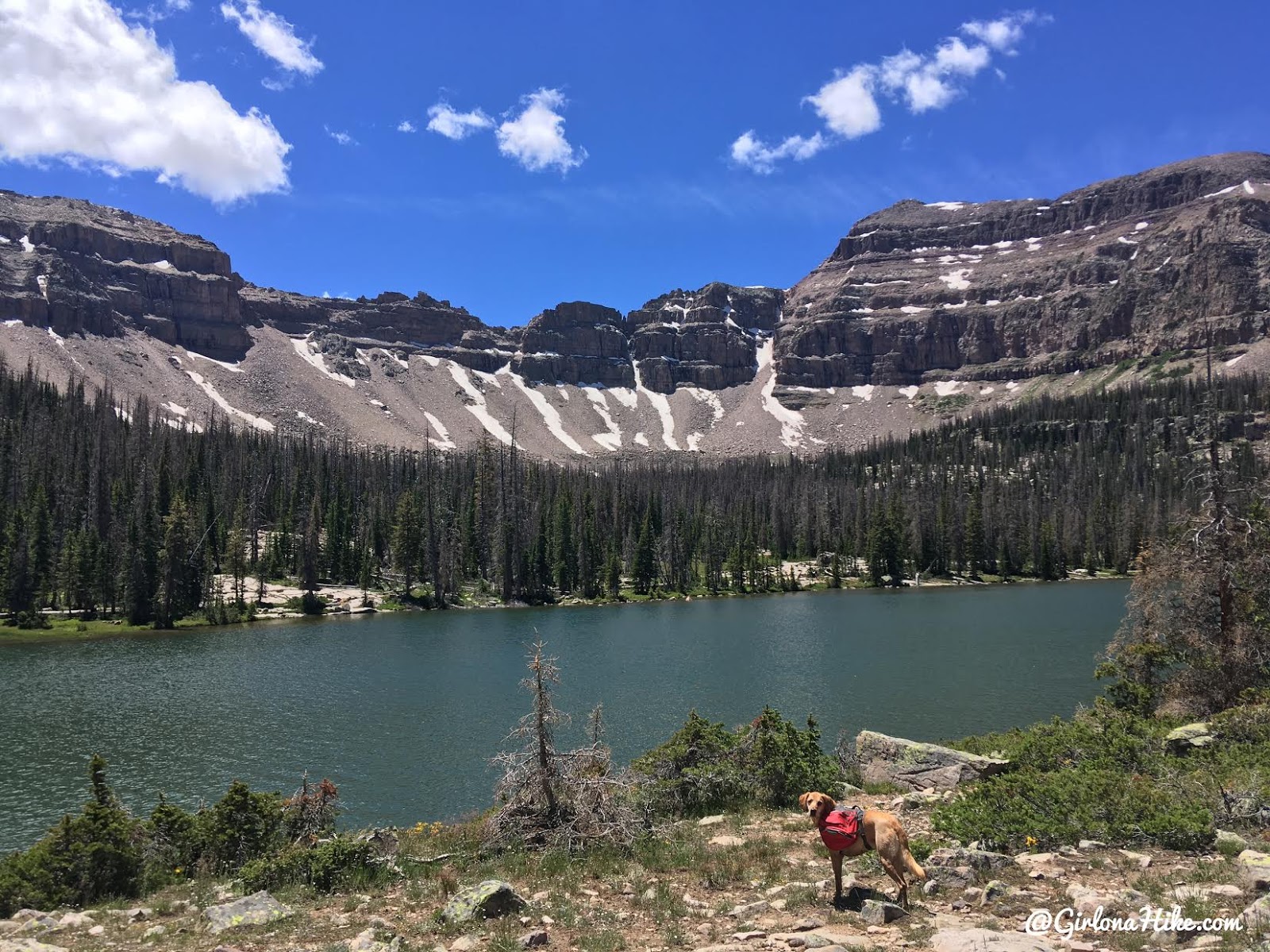 Backpacking to Kermsuh Lake, Uintas Girl on a Hike