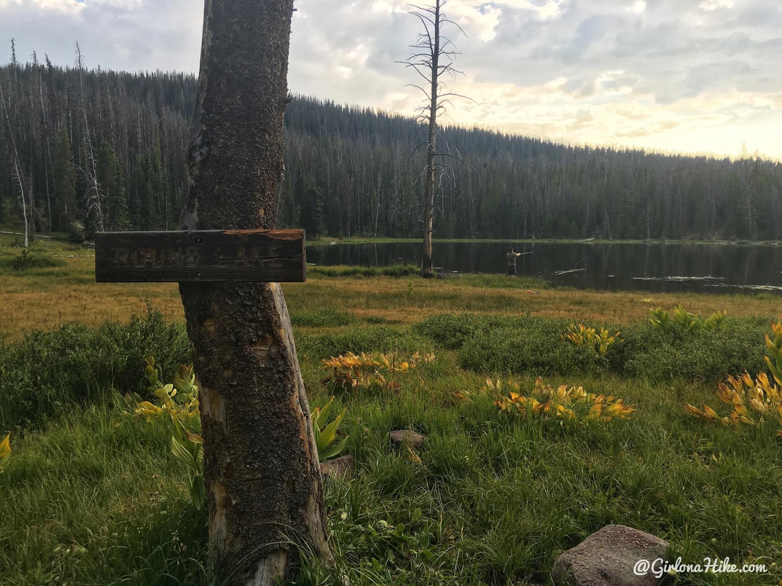 Backpacking to Round, Sand, & Fish Lakes, Uintas