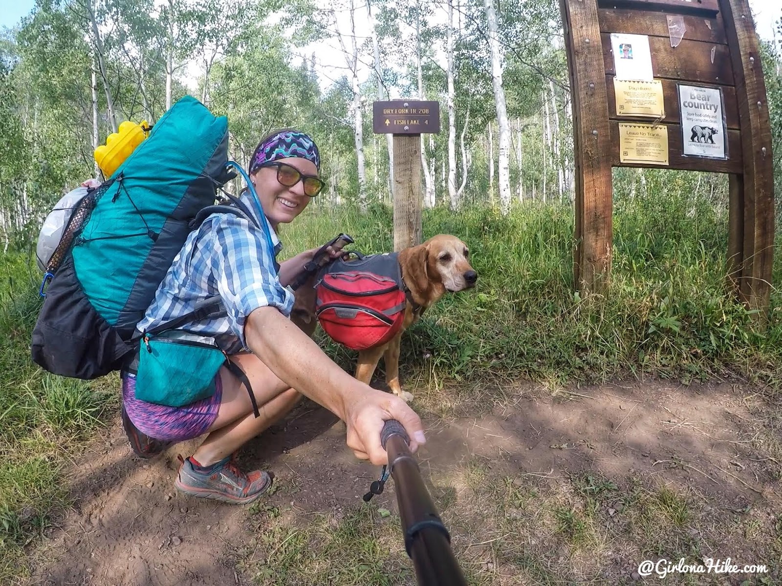 Backpacking to Round, Sand, & Fish Lakes, Uintas