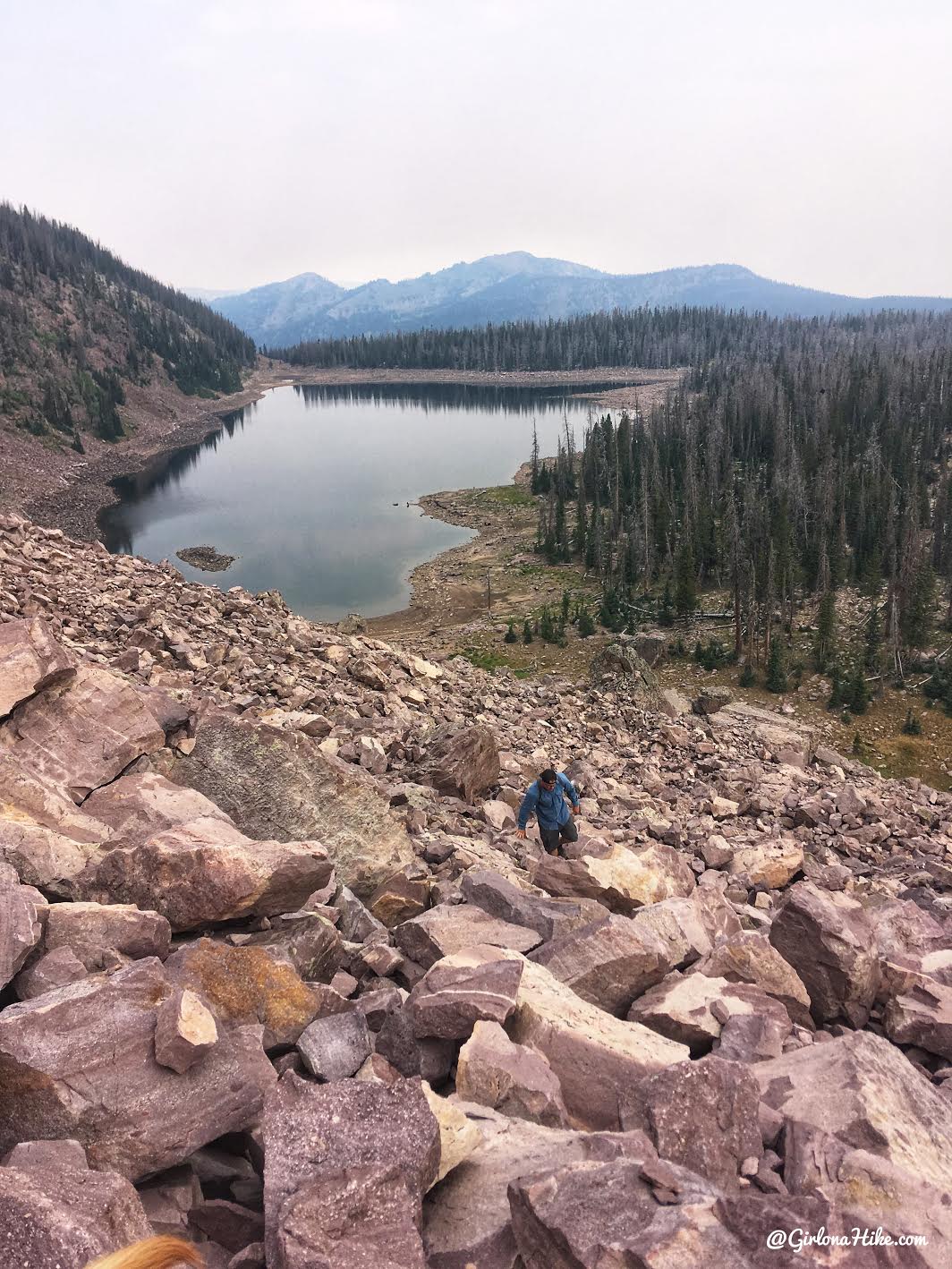 Backpacking to Round, Sand, & Fish Lakes, Uintas