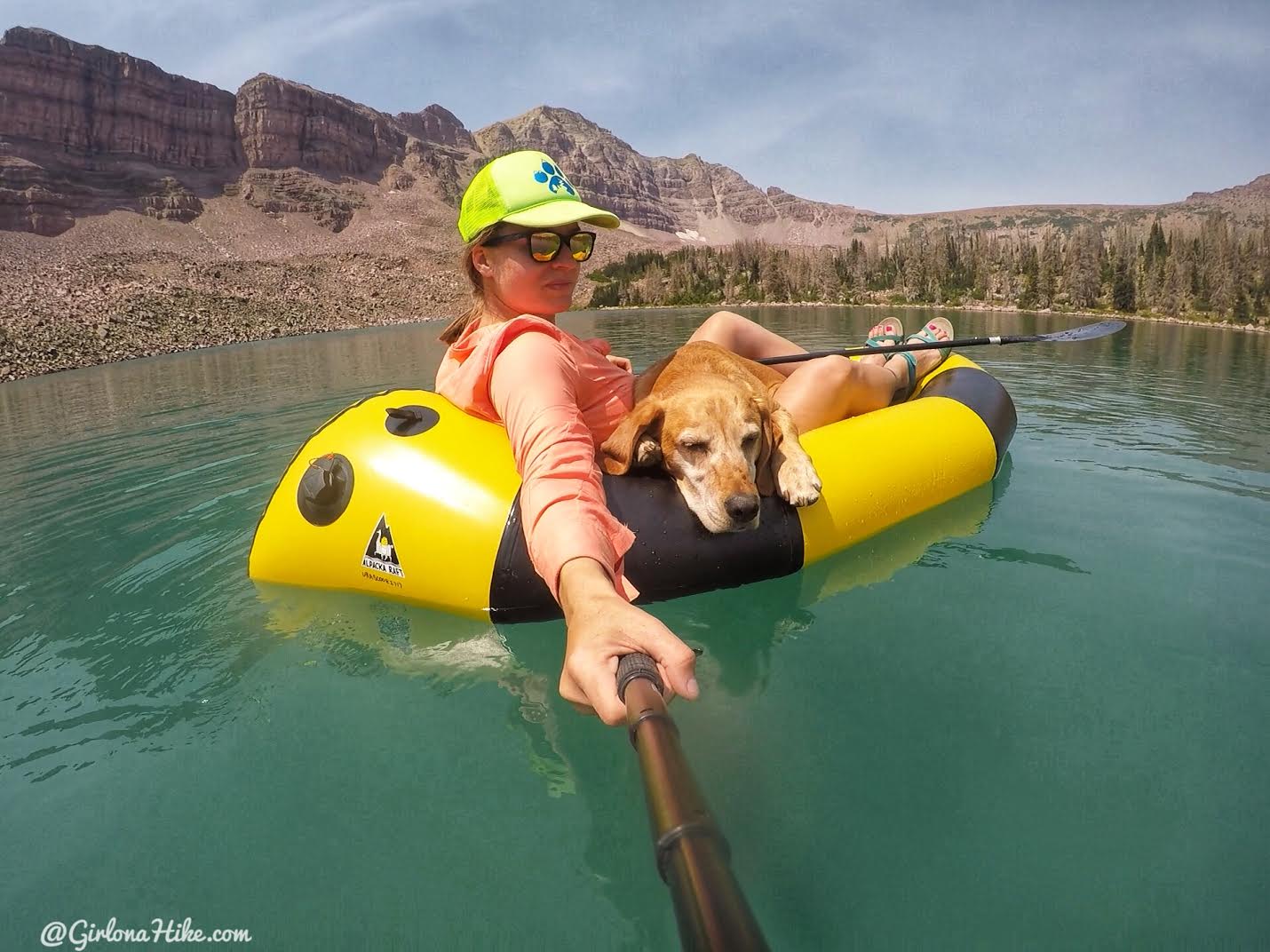 Backpacking to Dead Horse Lake, Uintas, Alpaca Pack Raft