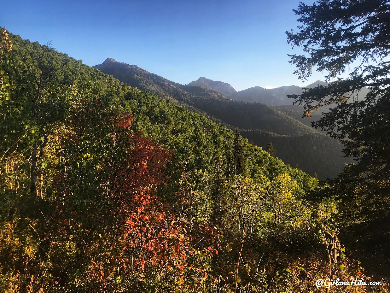 Hiking from Elbow Fork to Lamb's Canyon Pass