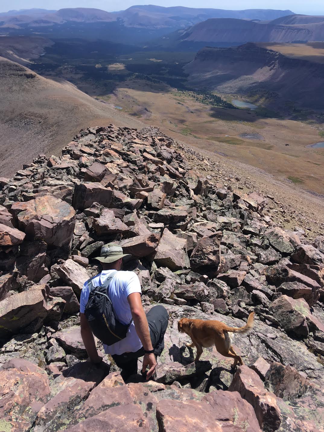 Backpacking to Gilbert Lake & Gilbert Peak, Uintas