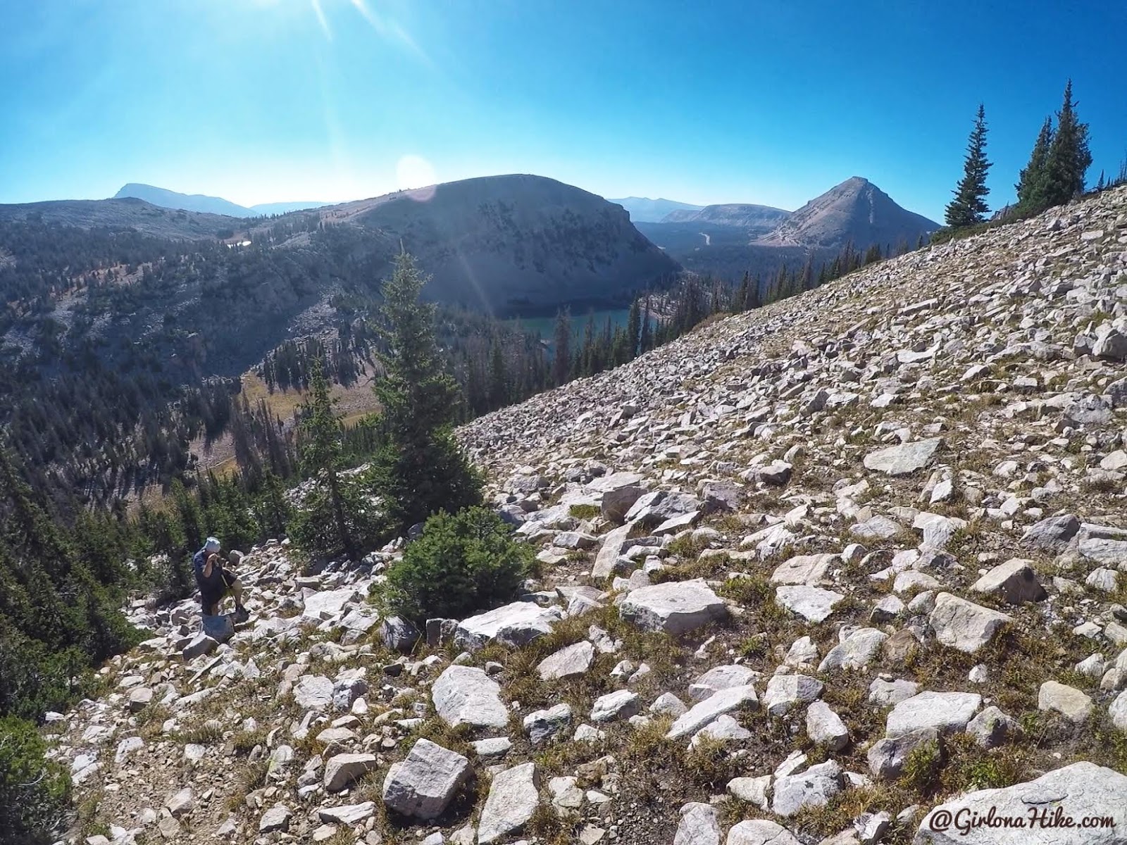 Backpacking to Teal Lake & Mt. Marsell, Uintas