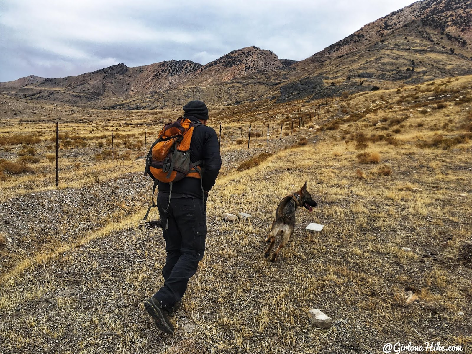 Hiking to Castle Rock, Stansbury Island