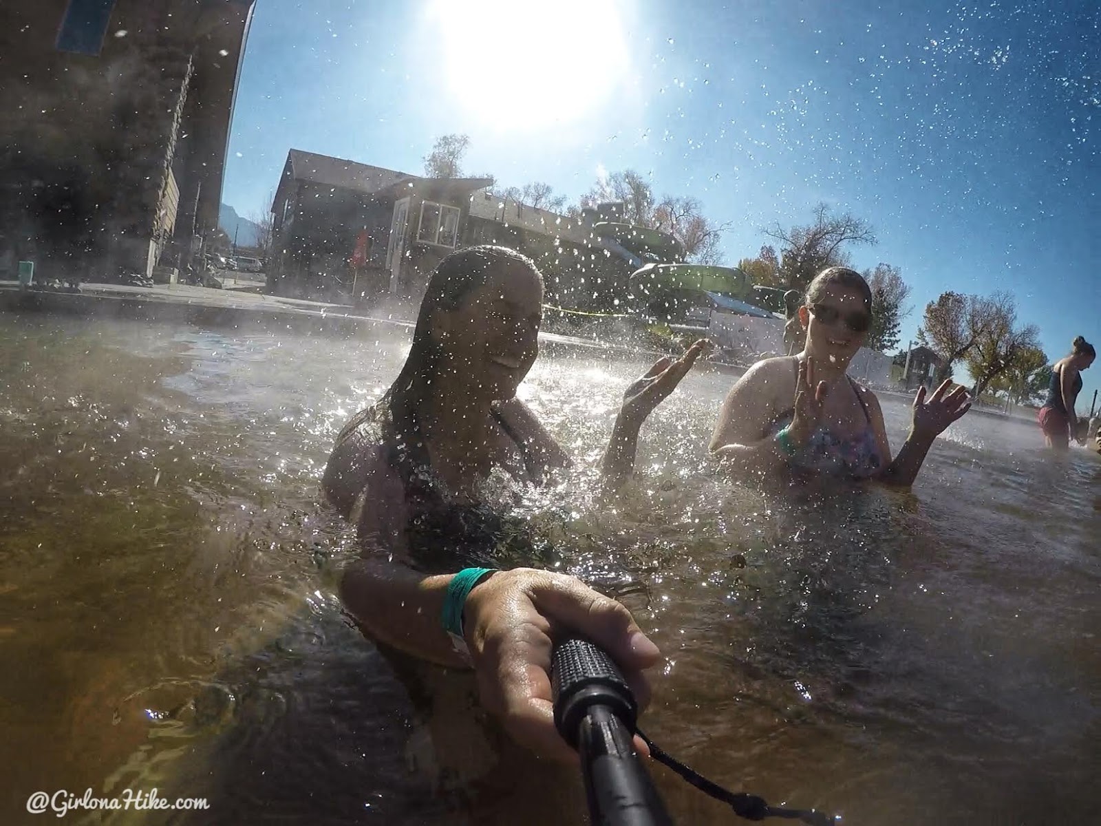 Soaking at Crystal Hot Springs, Hot Springs in Utah