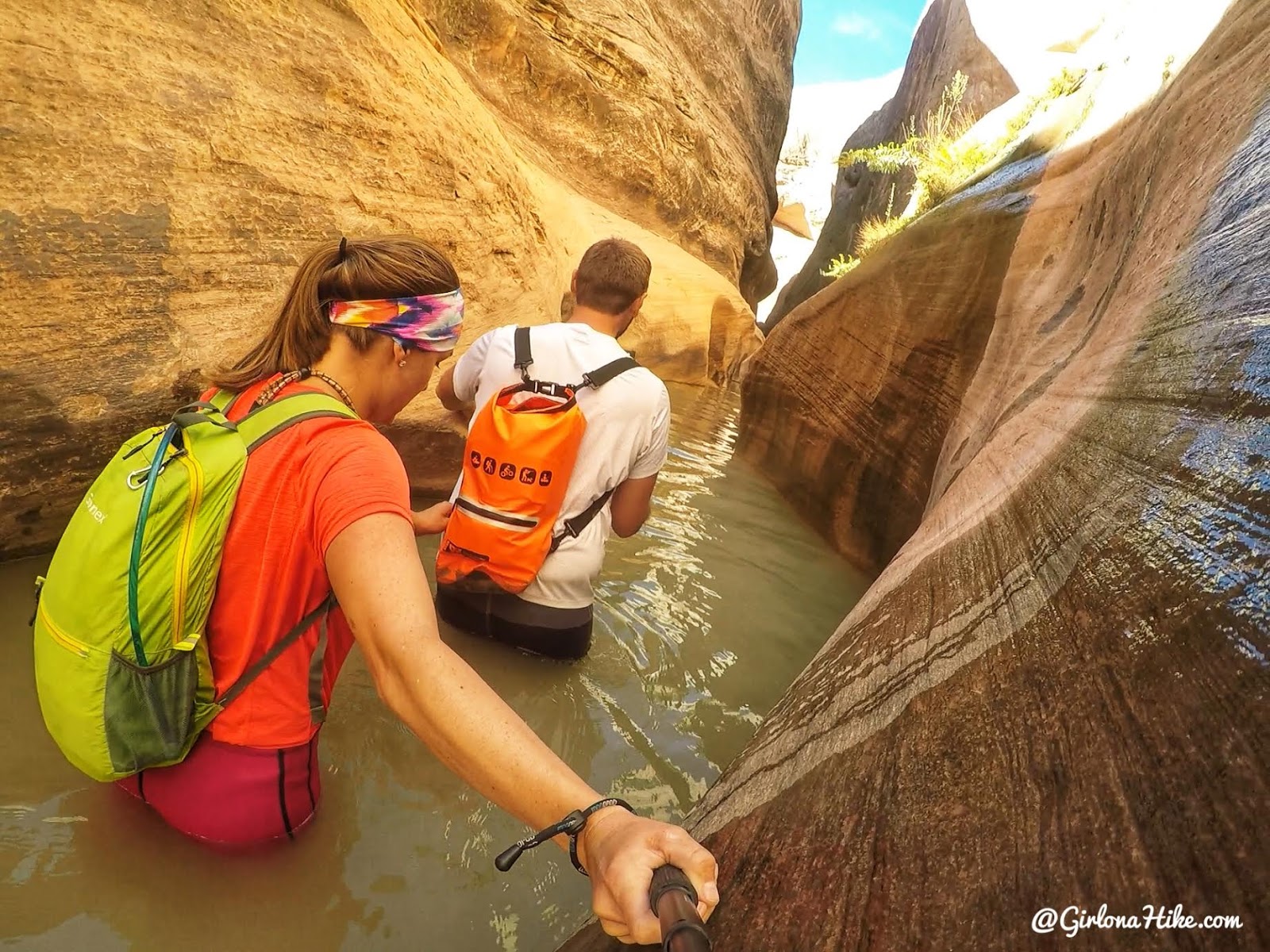 Backpacking Halls Creek Narrows, Capitol Reef National Park