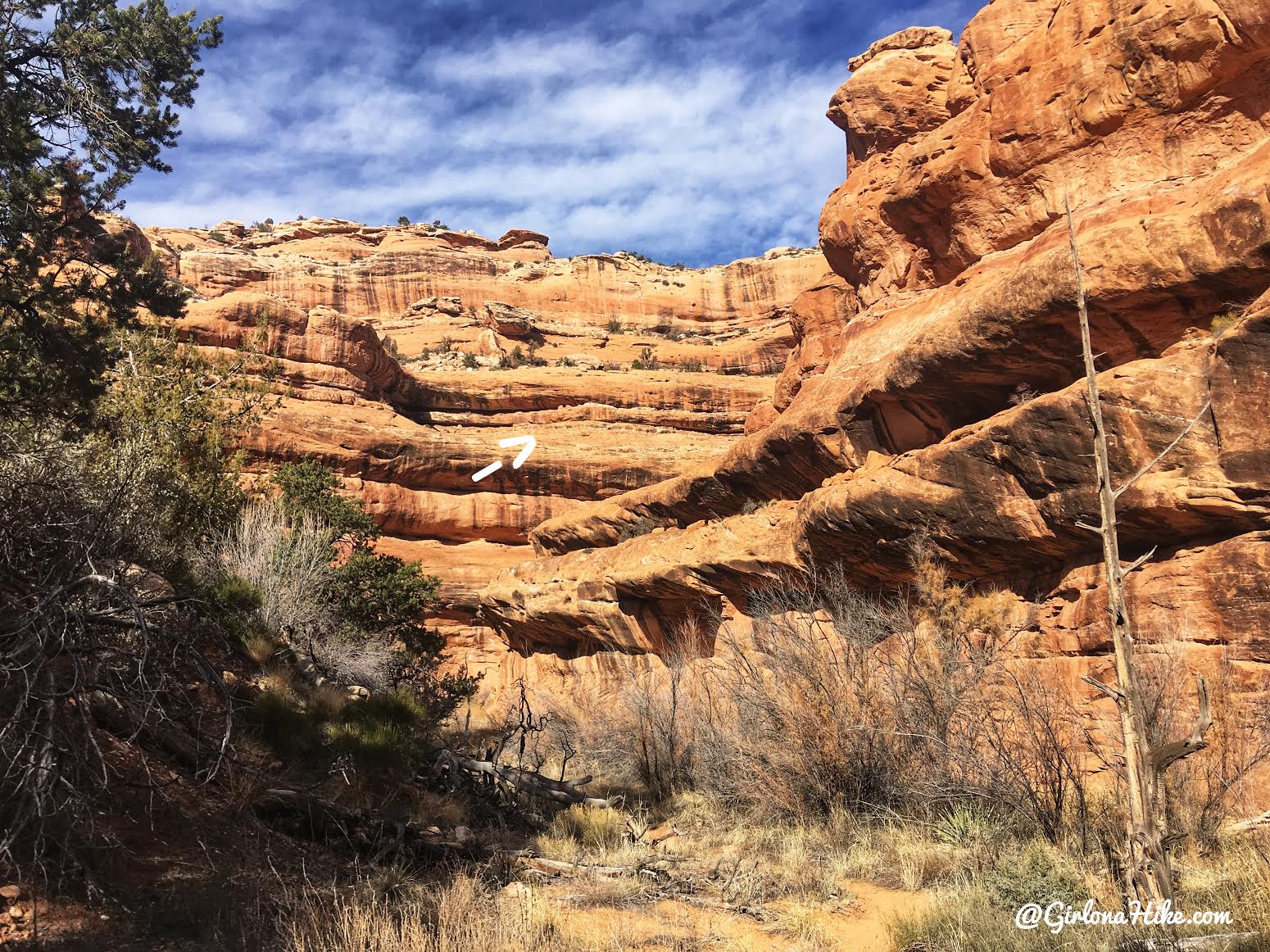 Hiking to the Seven Kivas Ruin via Shortcut Route