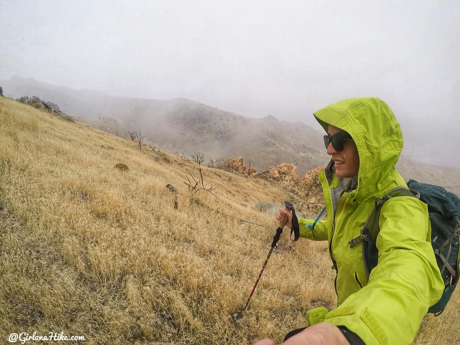 Hiking to Castle Rock, Stansbury Island