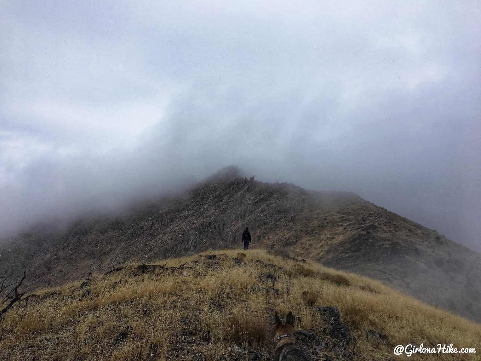 Hiking to Castle Rock, Stansbury Island