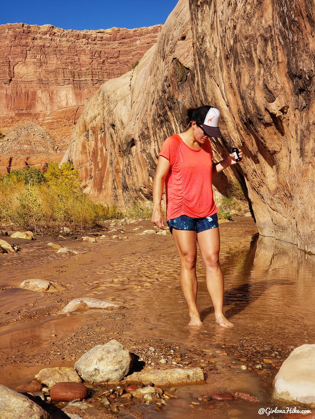 Backpacking Halls Creek Narrows, Capitol Reef National Park