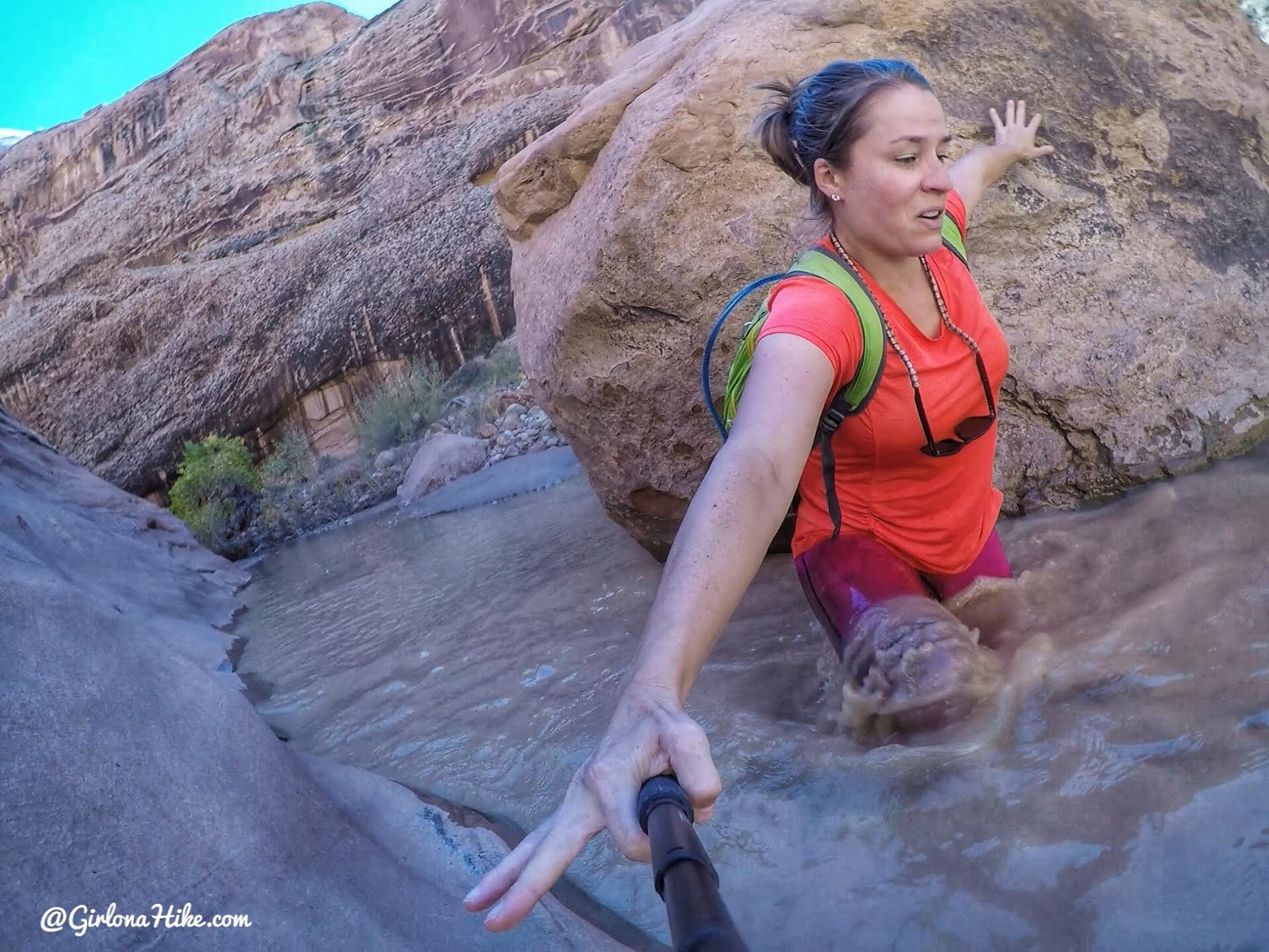 Backpacking Halls Creek Narrows, Capitol Reef National Park