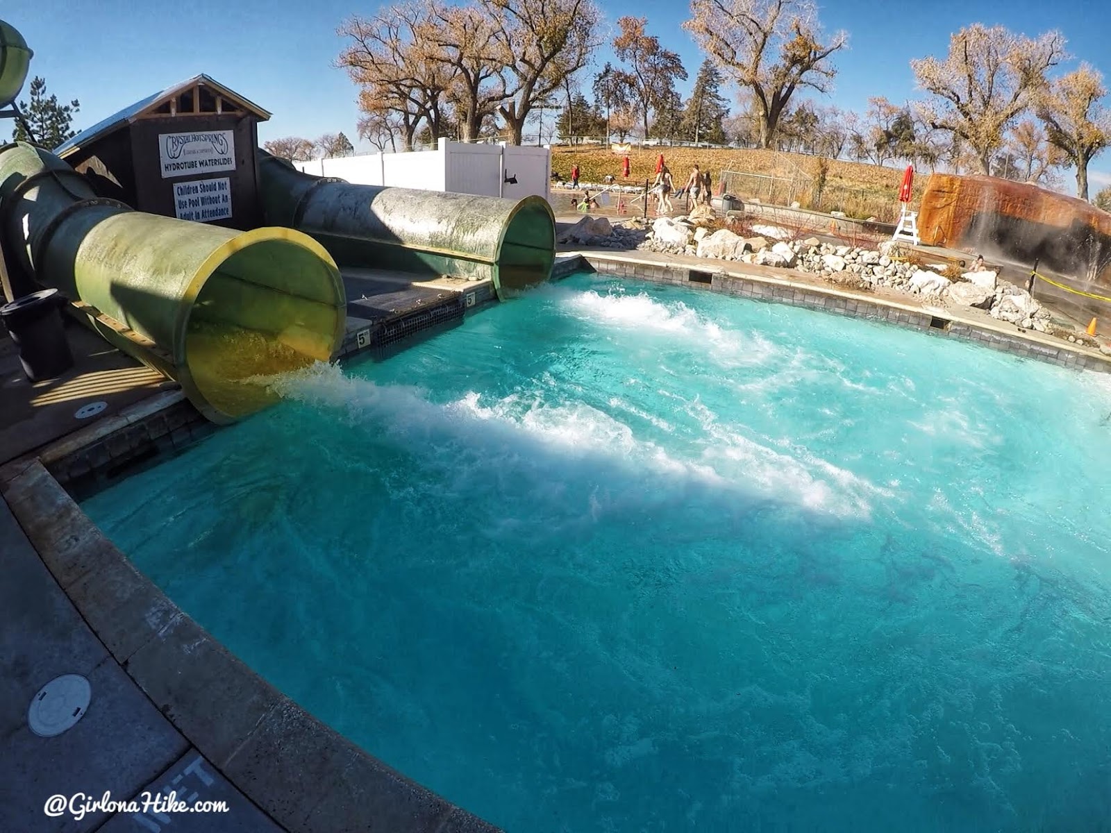 Soaking at Crystal Hot Springs, Hot Springs in Utah