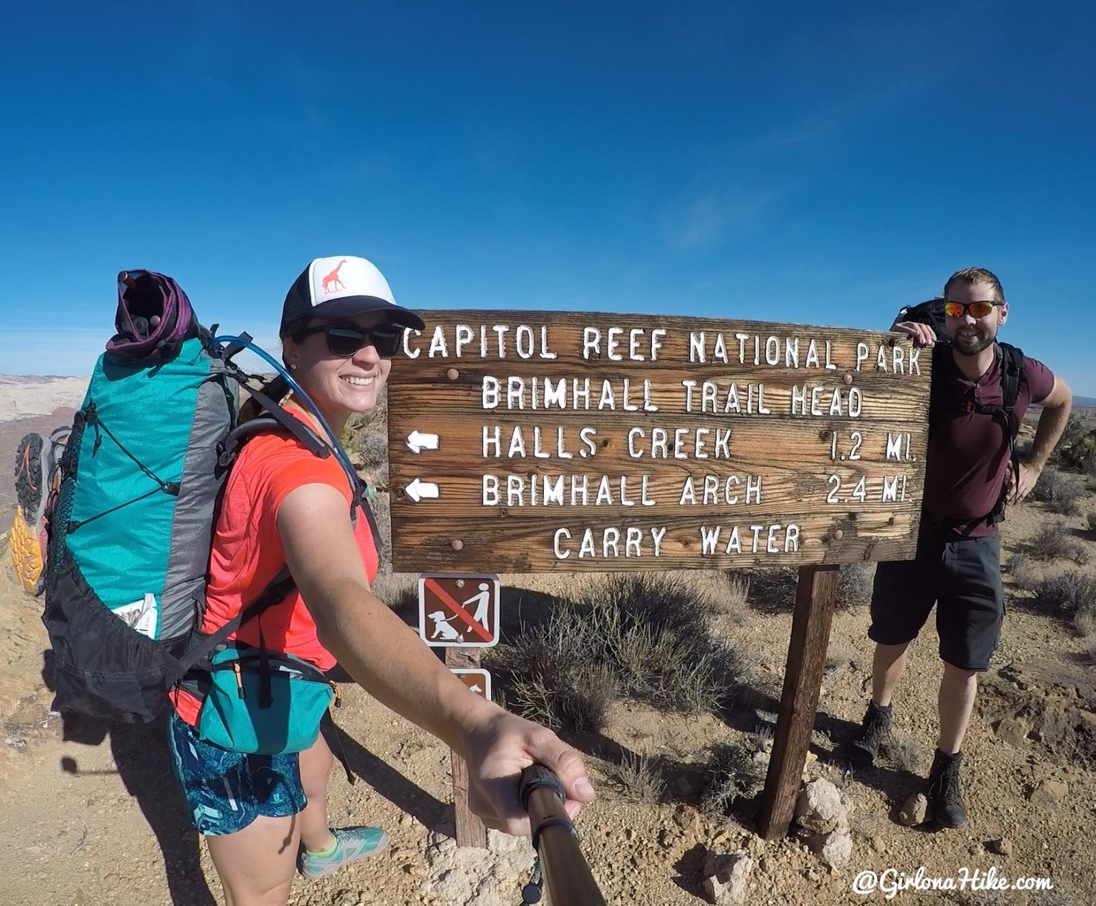 Backpacking Halls Creek Narrows, Capitol Reef National Park