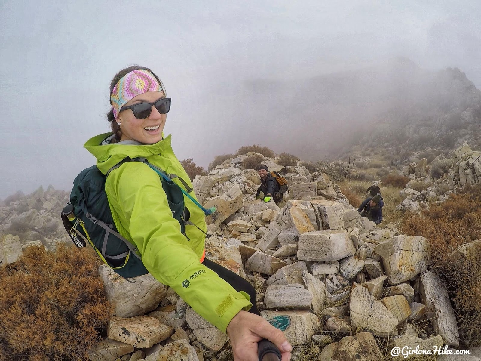 Hiking to Castle Rock, Stansbury Island