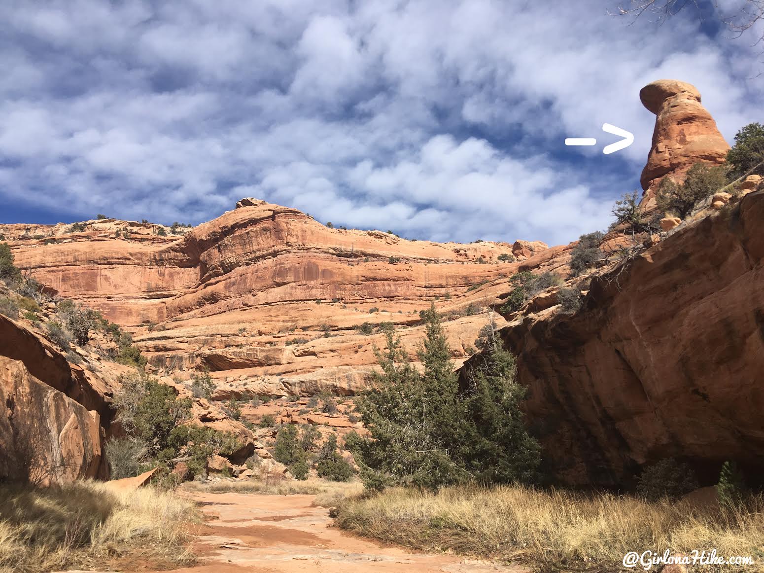 Hiking to the Seven Kivas Ruin via Shortcut Route