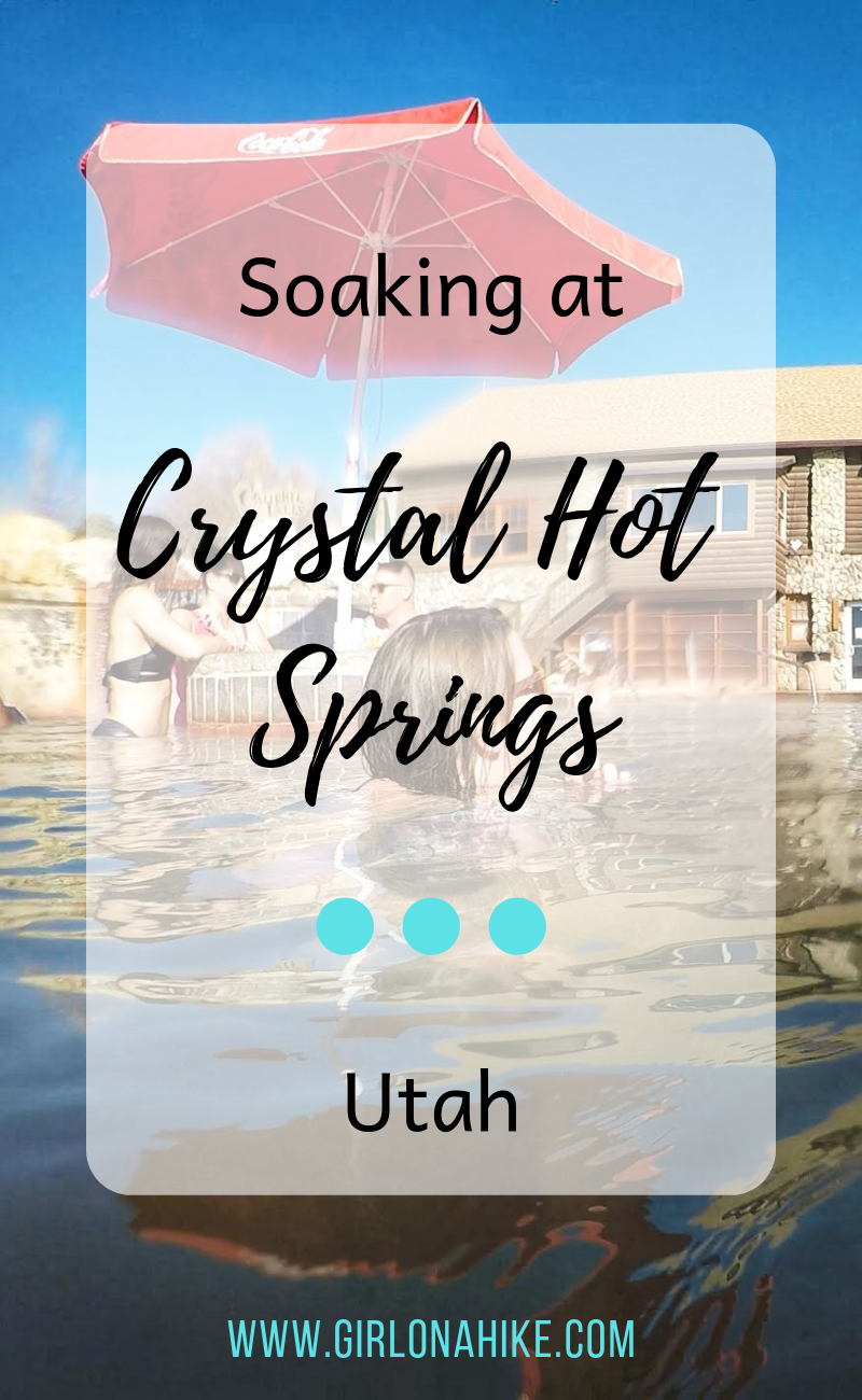 Soaking at Crystal Hot Springs, Hot Springs in Utah