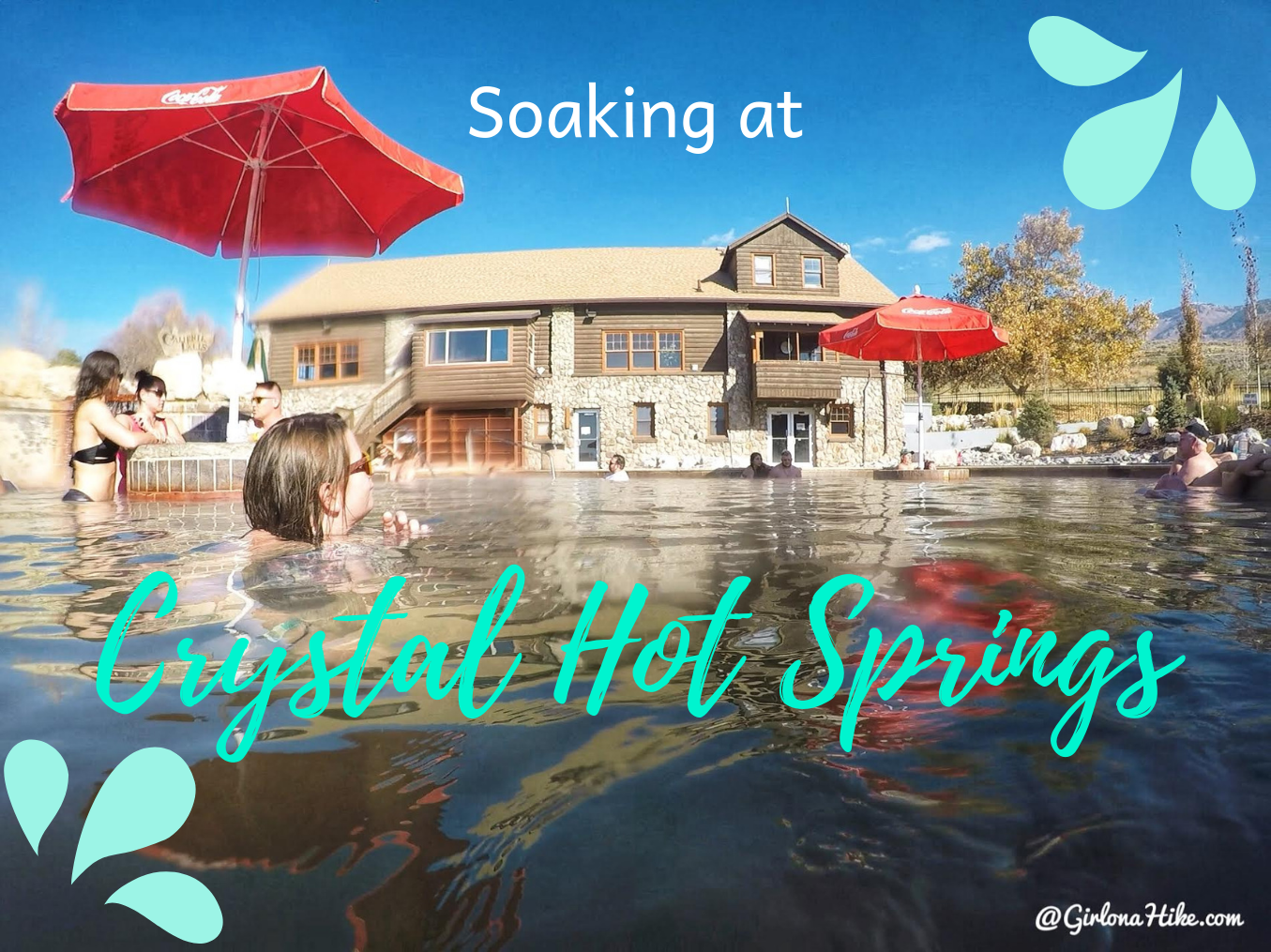 Man hot spring travel