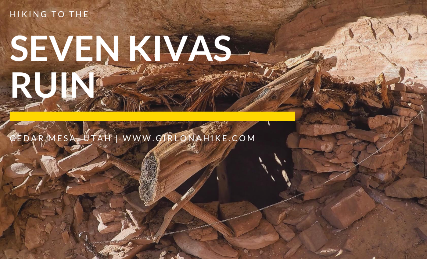 Hiking to the Seven Kivas Ruin, Cedar Mesa