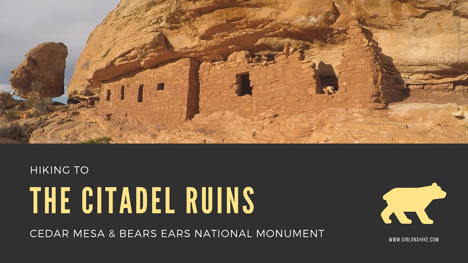 Hiking to The Citadel Ruins, Cedar Mesa, Ruins in Utah, Bears Ears National Monument