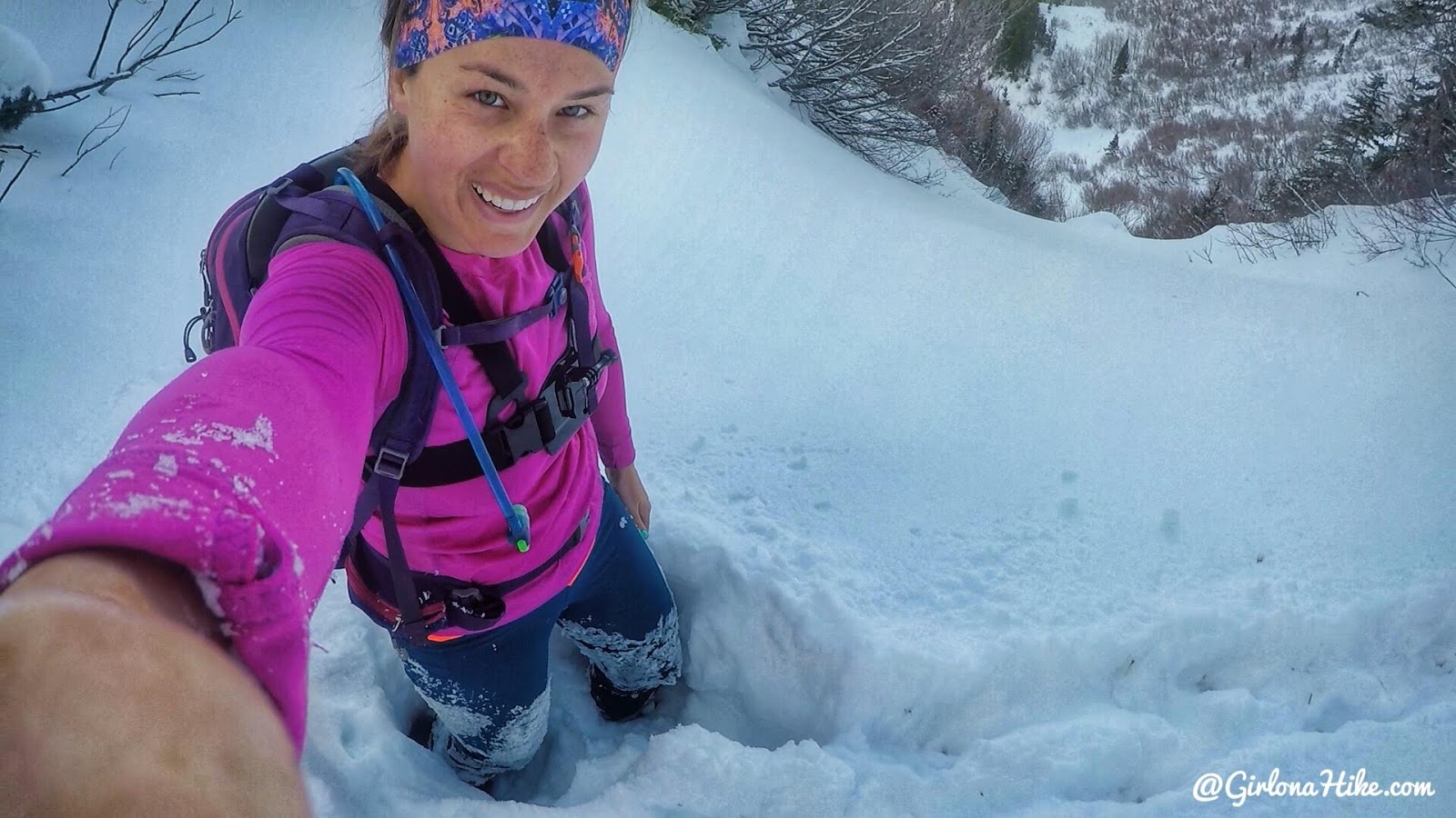 Hiking to Scout Falls - in Winter!, Riding a Fat Tire Bike for the first time