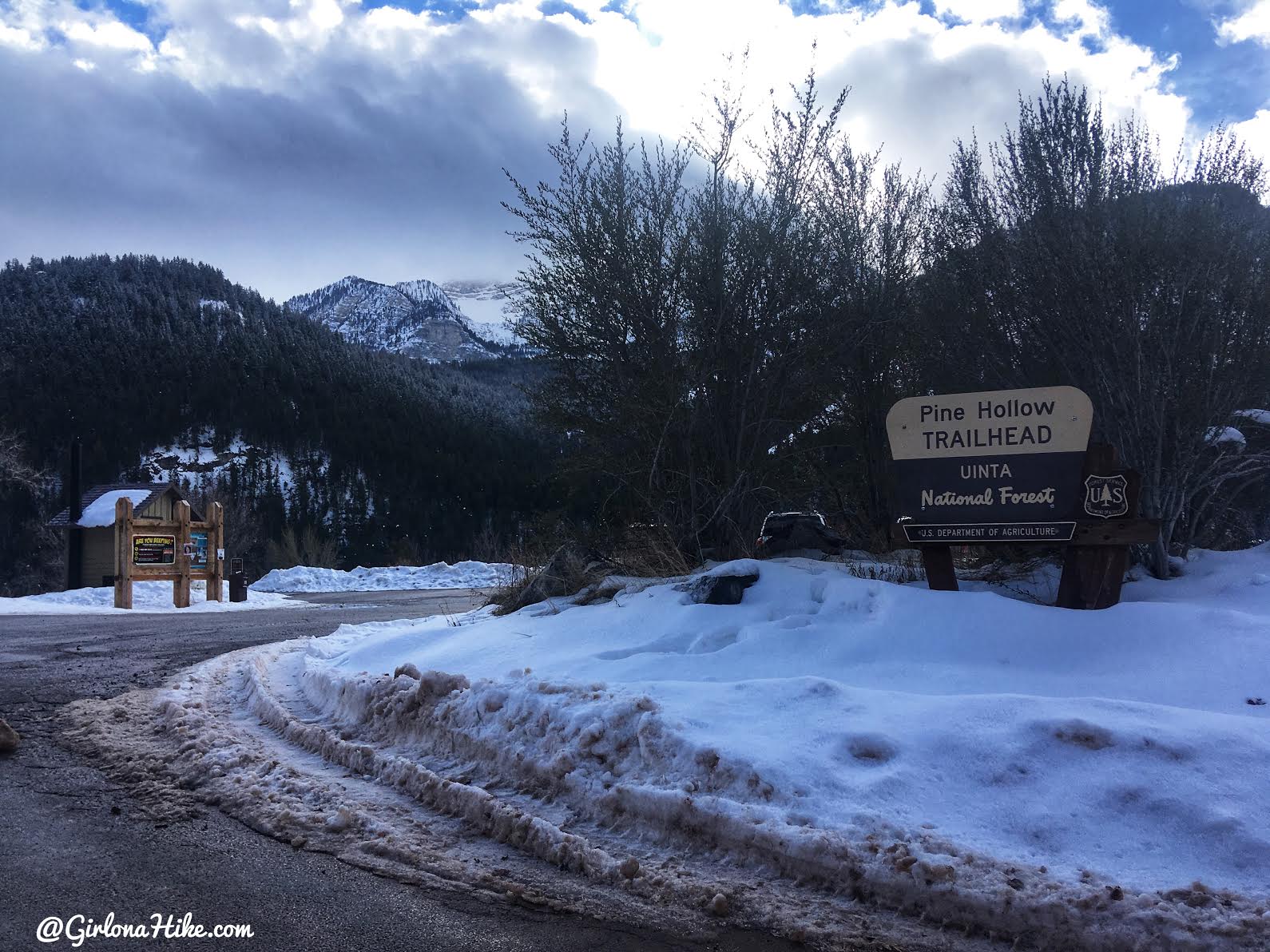 Hiking to Scout Falls - in Winter!, Riding a Fat Tire Bike for the first time