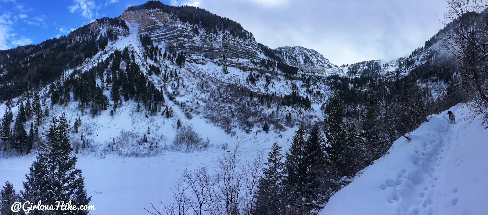 Hiking to Scout Falls - in Winter!, Riding a Fat Tire Bike for the first time