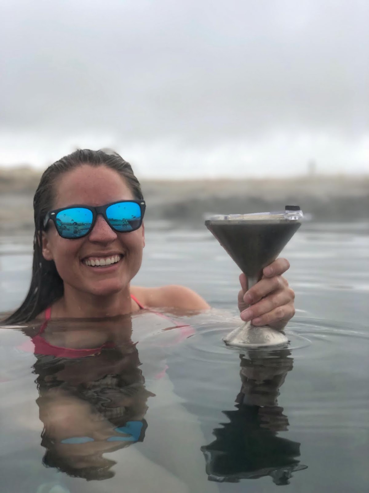 Soaking at Meadow Hot Springs