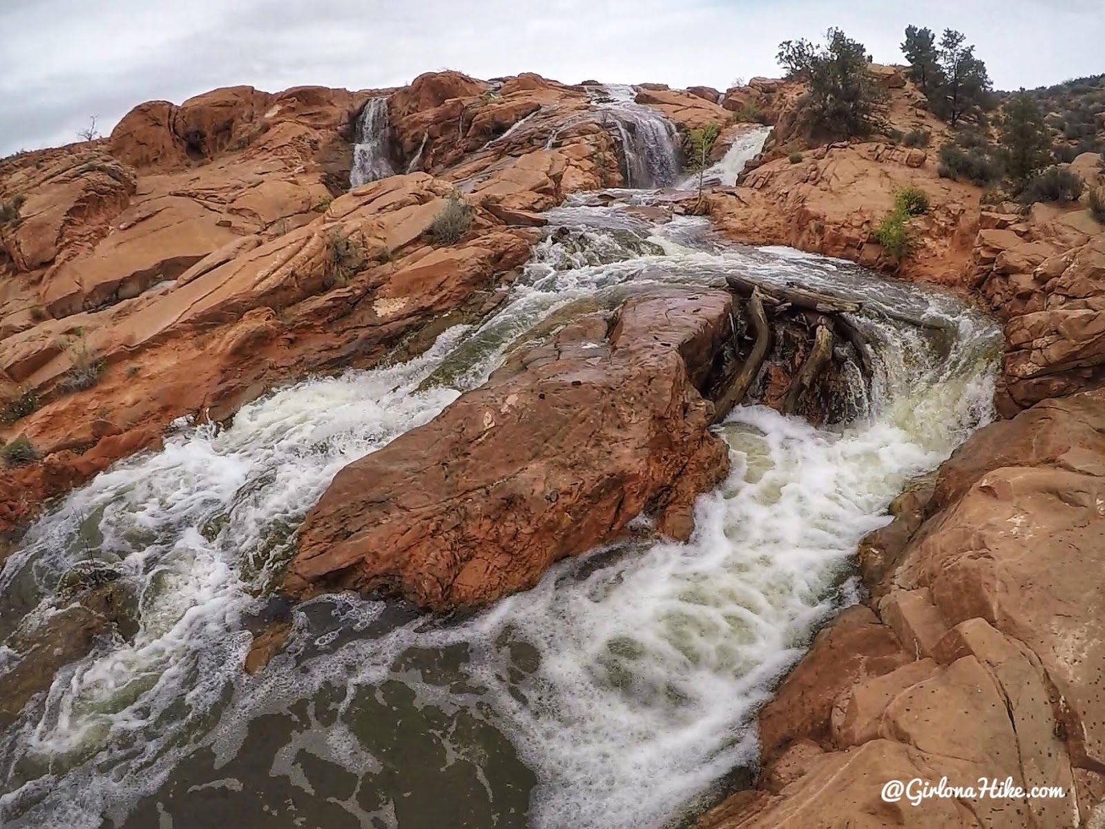 Camping at Gunlock State Park, Utah