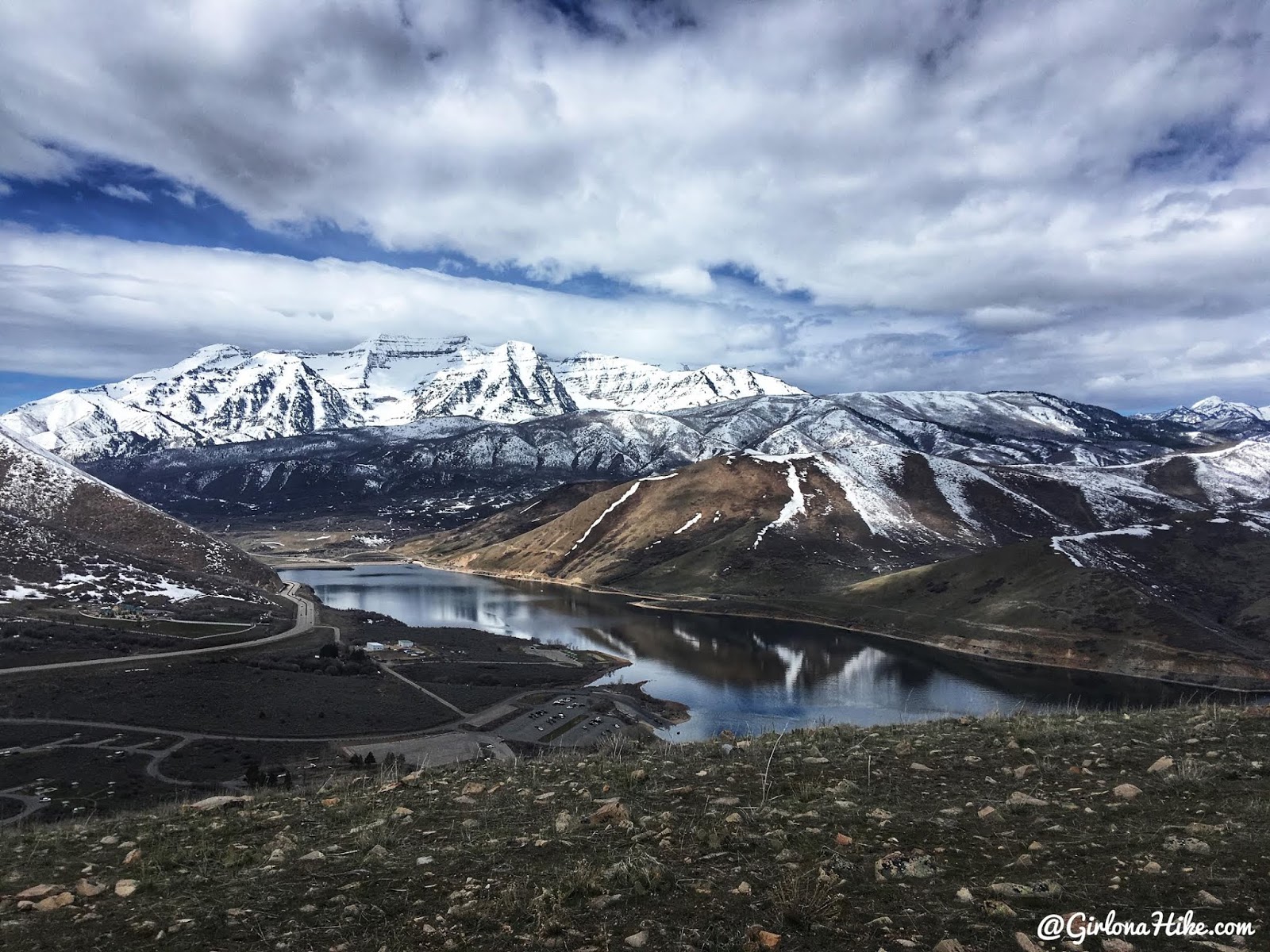 Hiking to Chair Peak, Deer Creek Reservoir