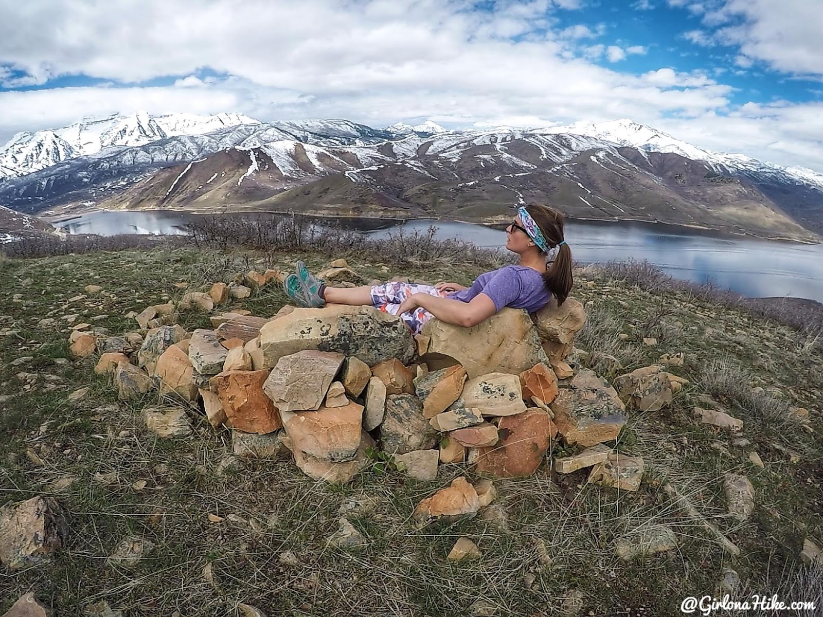 Hiking to Chair Peak, Deer Creek Reservoir