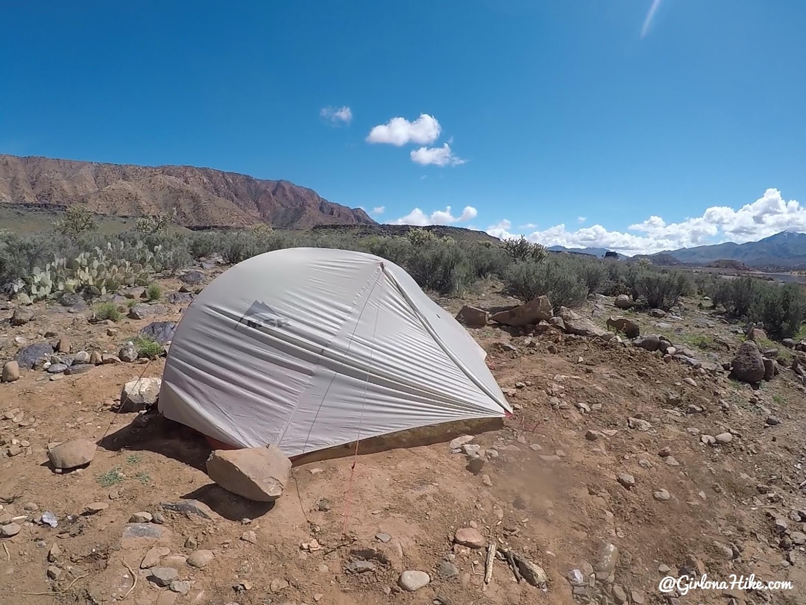 Camping at Gunlock State Park, Utah