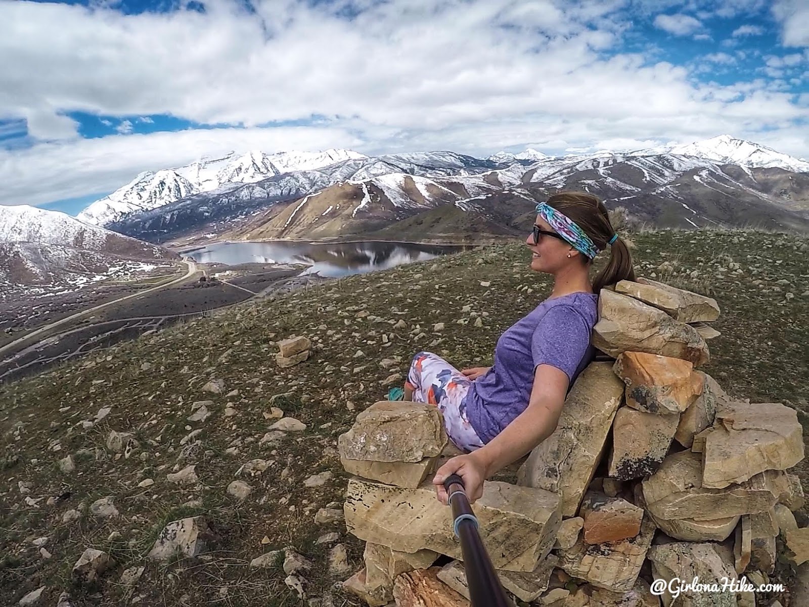 Hiking to Chair Peak, Deer Creek Reservoir