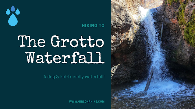 Hiking to the The Grotto Waterfall - Nebo Loop Road