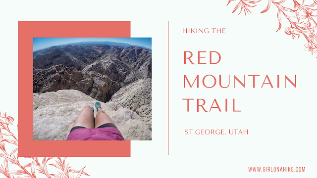 Hiking the Red Mountain Trail, St. George, Utah