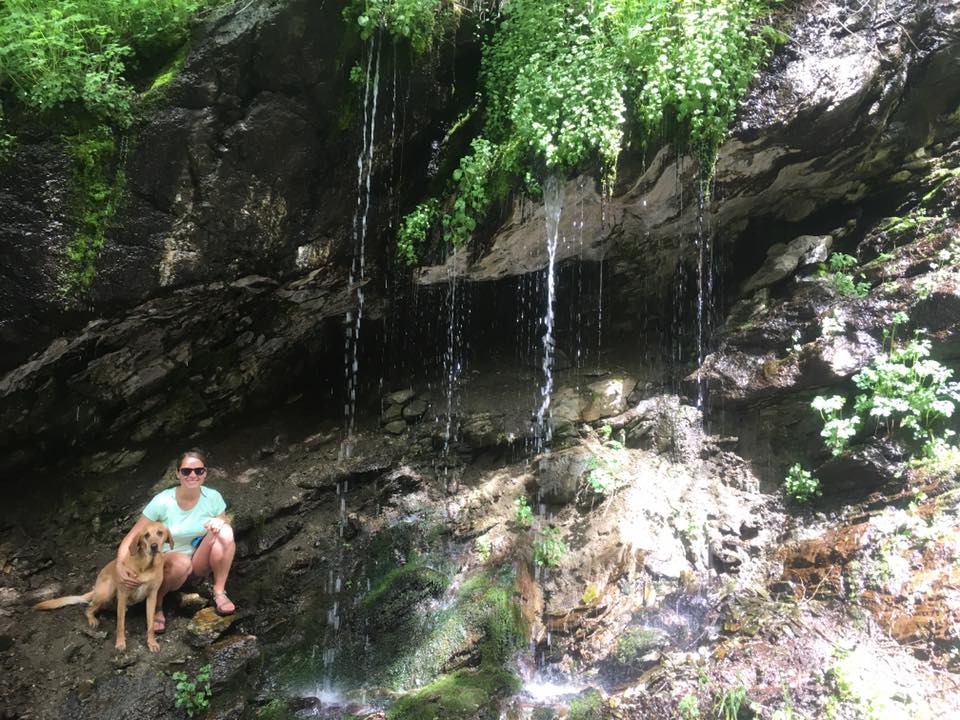 Hiking to The Grotto - Hornet Canyon, Hiking Steed Creek in Farmington, Utah, Hiking in Utah with Dogs