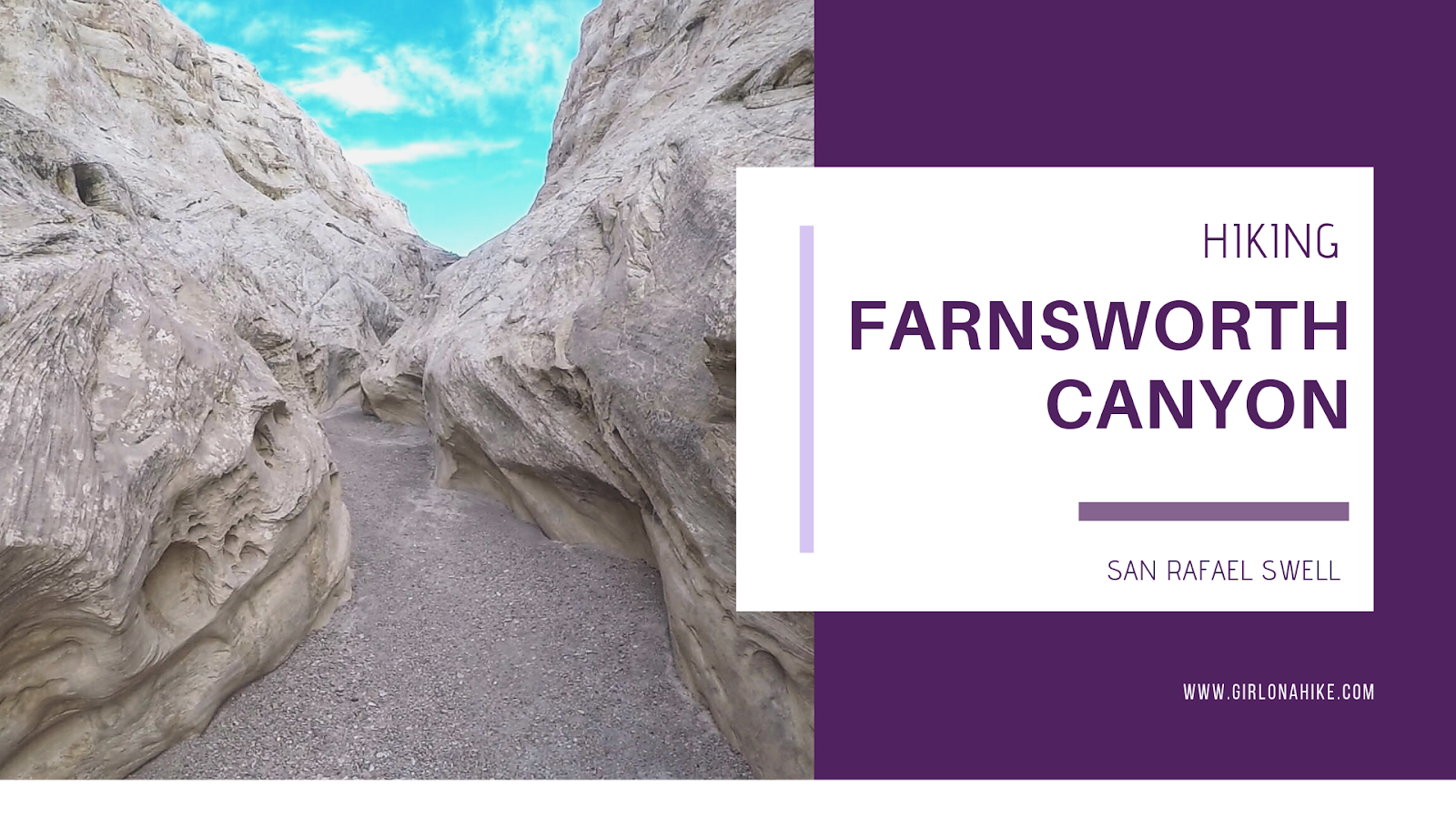 Hiking Farnsworth Canyon, San Rafael Swell