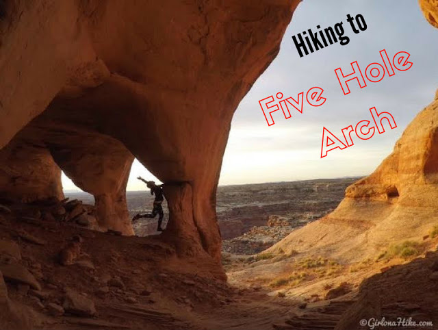 The 6 Best Trails in The San Rafael Swell, Hiking to Five Hole (Colonnade) Arch